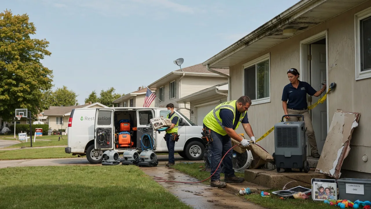 Water Damage Restoration in Kinsley, KS near me